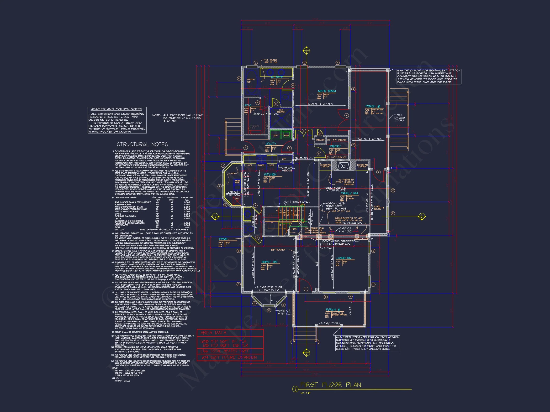 9-1004 HOUSE PLAN - 2-story farmhouse home plan offers 1,766 Htd. SF, 4 bed, and 3 bath 11 2-Story Farmhouse house Plan, 4-Bedroom Blueprint Design
