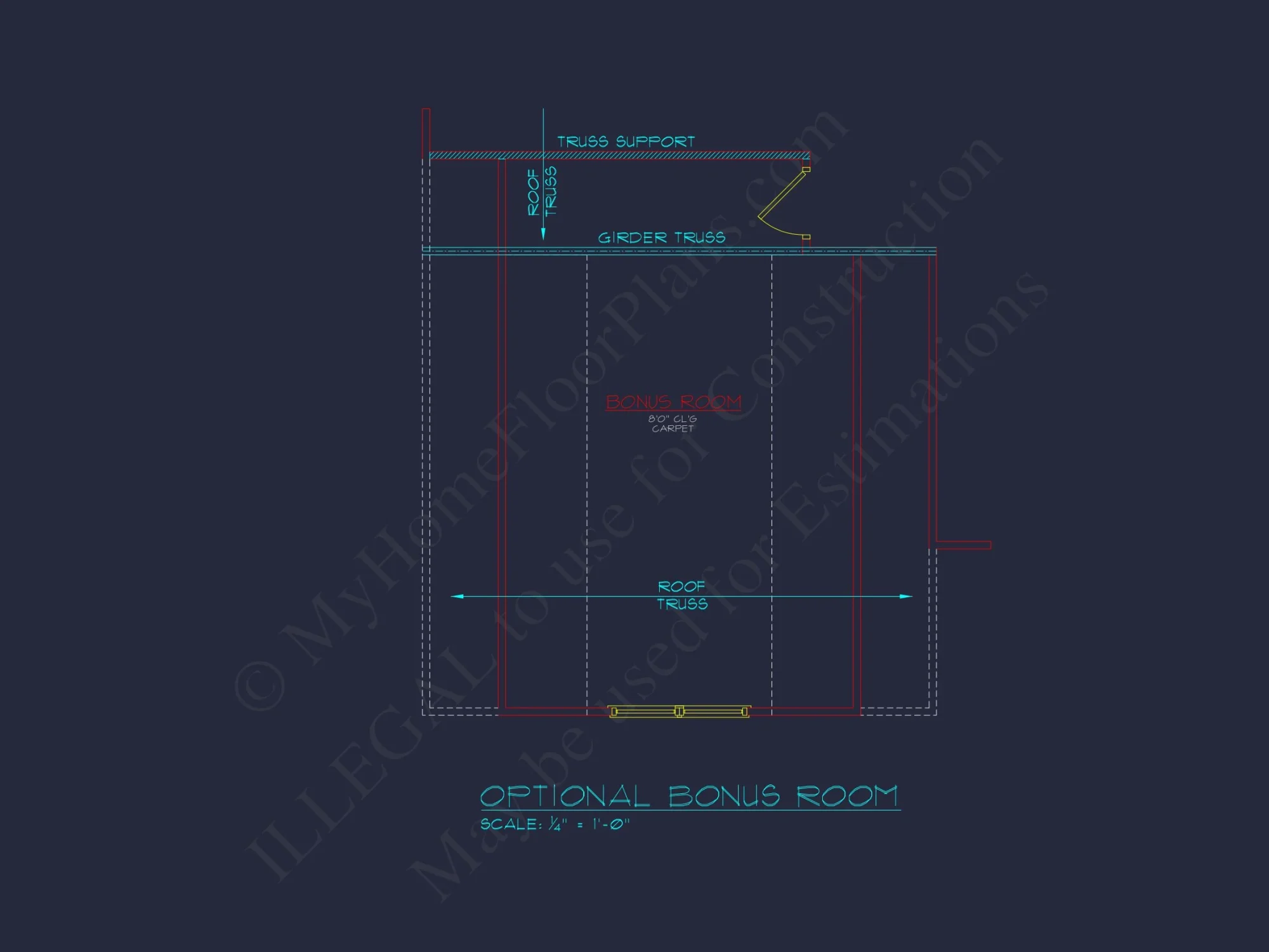 Modern Colonial house Plan with CAD Designs & Blueprints
