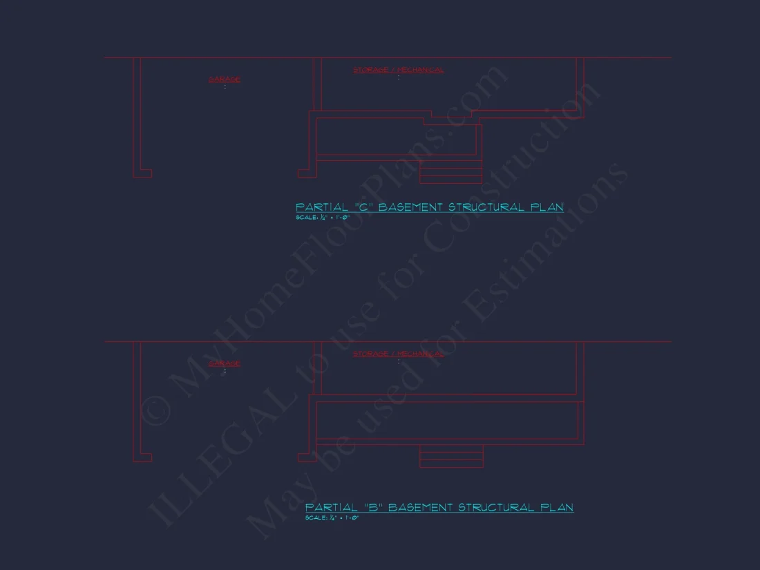 Modern Colonial house Plan with CAD Designs & Blueprints