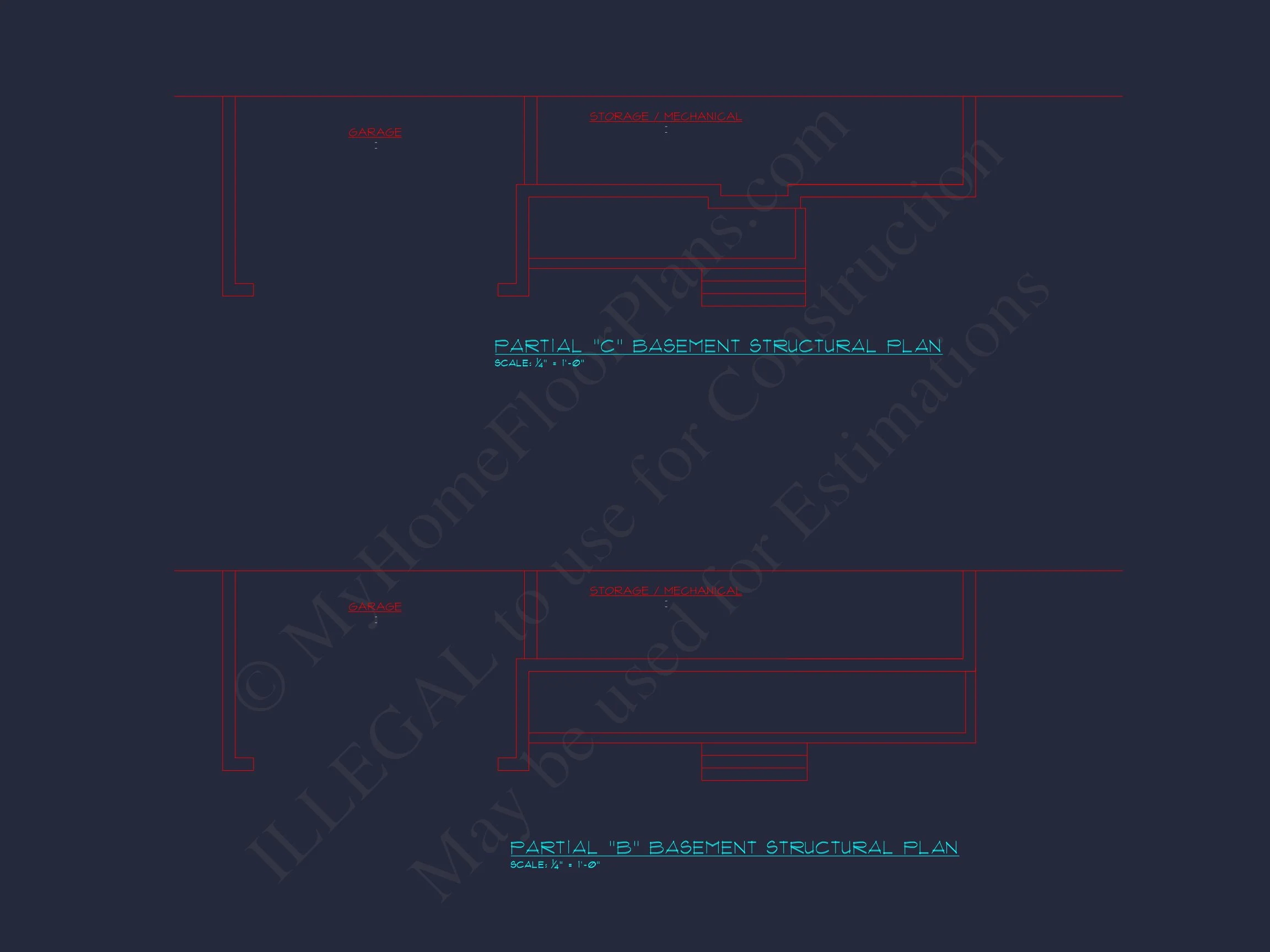 Modern Colonial house Plan with CAD Designs & Blueprints