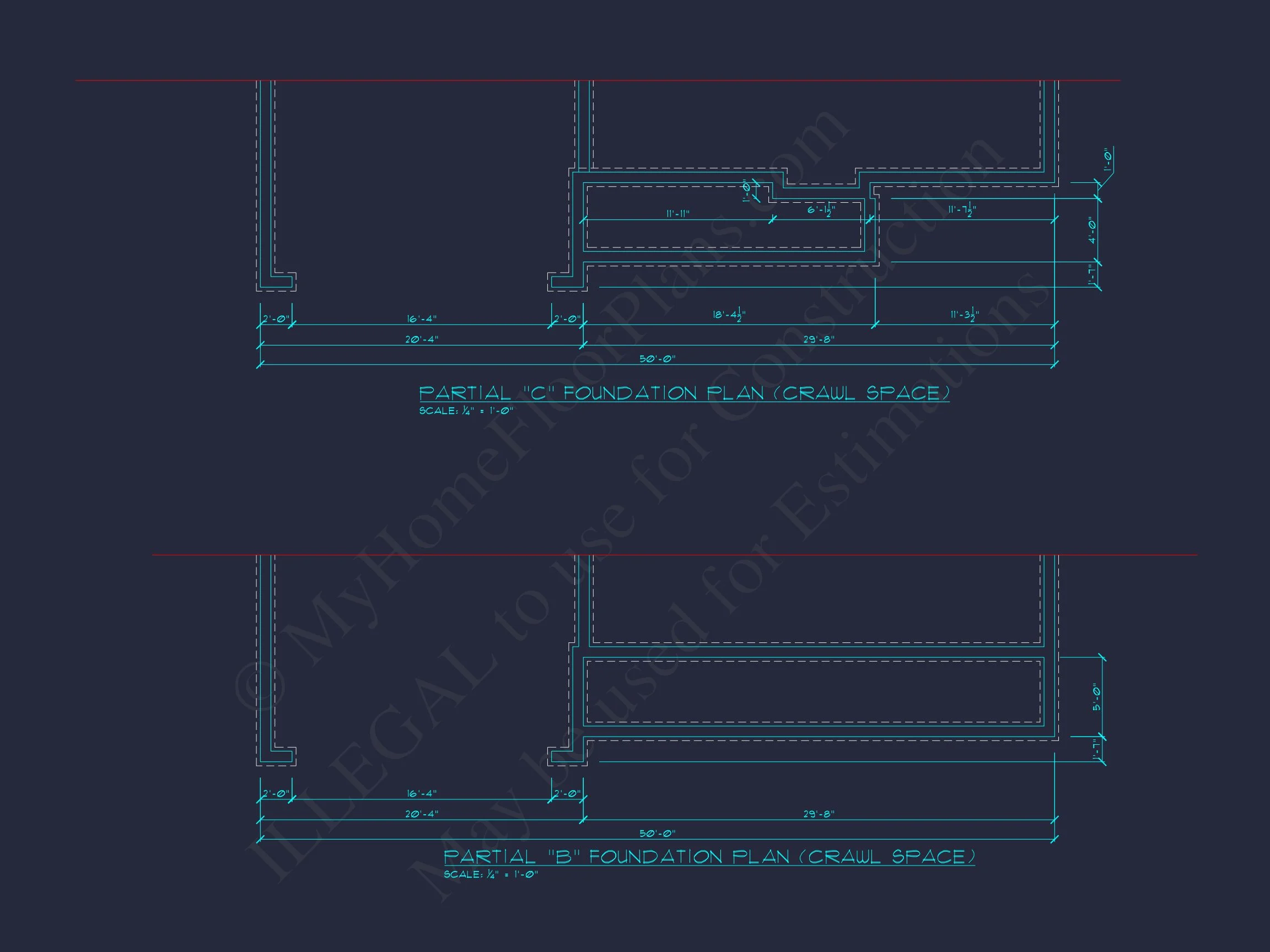 Modern Colonial house Plan with CAD Designs & Blueprints