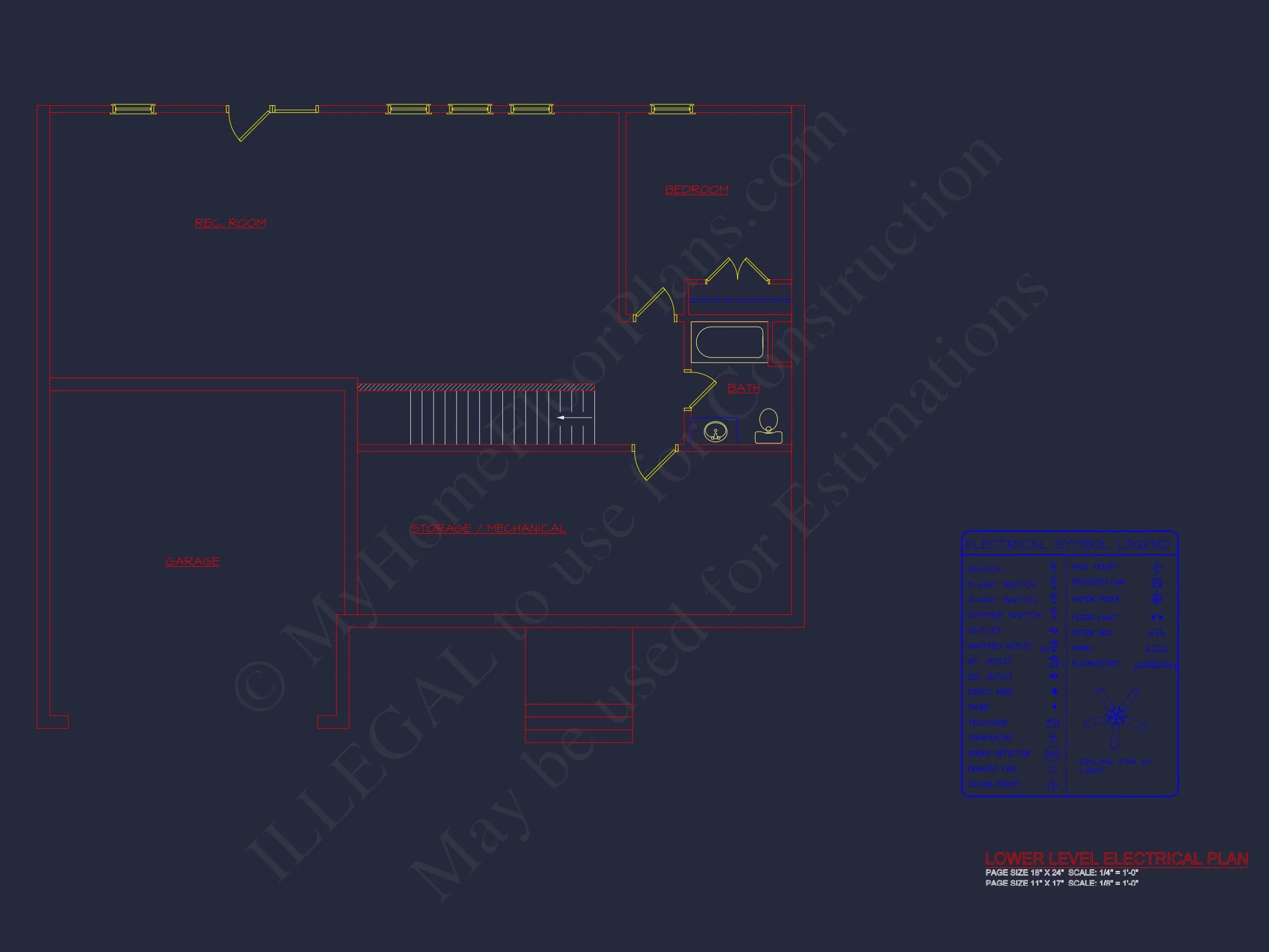 Modern Colonial house Plan with CAD Designs & Blueprints