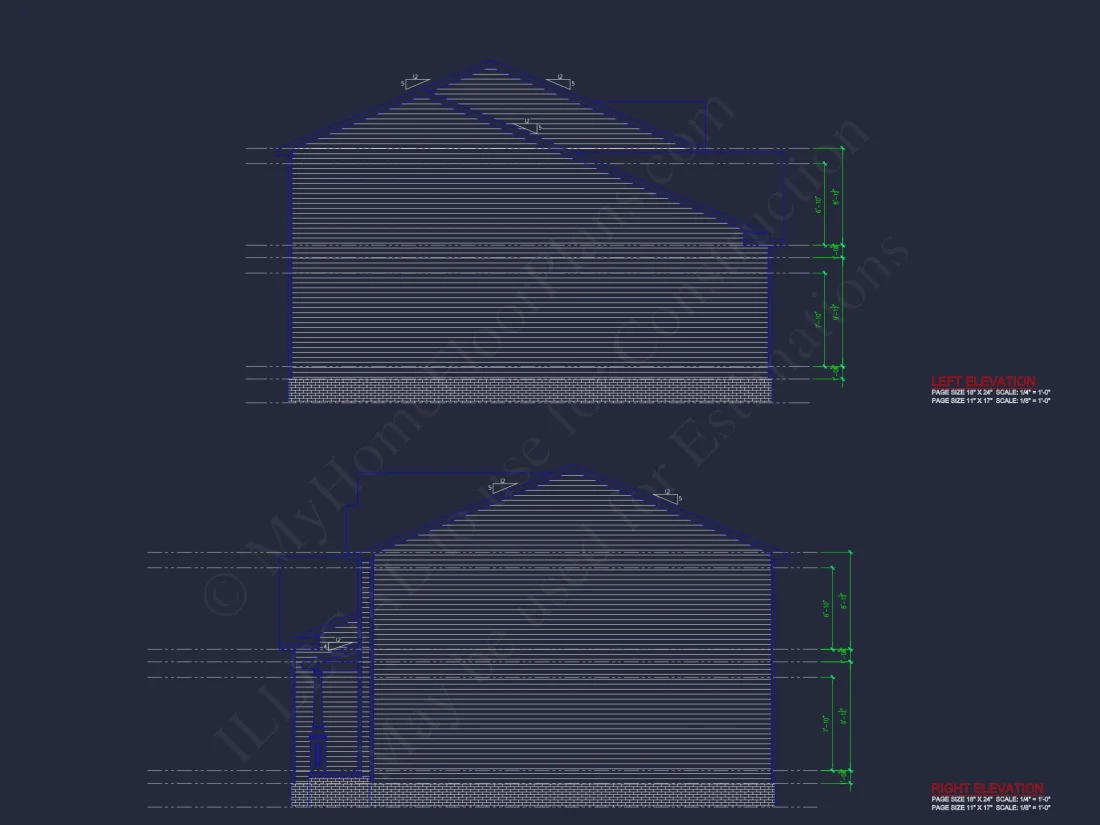 Modern Colonial house Plan with CAD Designs & Blueprints