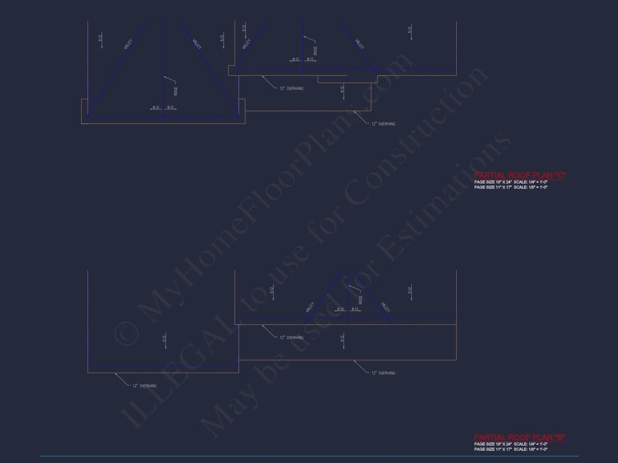 Modern Colonial house Plan with CAD Designs & Blueprints
