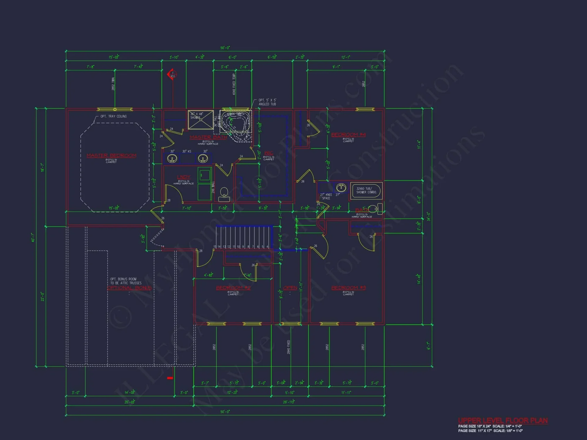 Modern Colonial house Plan with CAD Designs & Blueprints