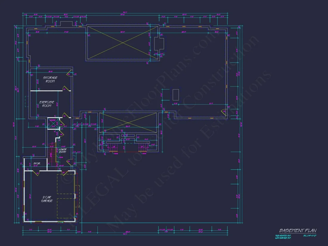 Colonial Revival house Plan with Spacious Floor Designs and CAD Blueprints