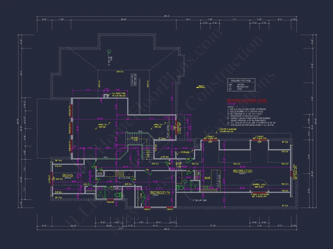 Beautiful 2-Story house Plan with CAD Blueprints and Designs