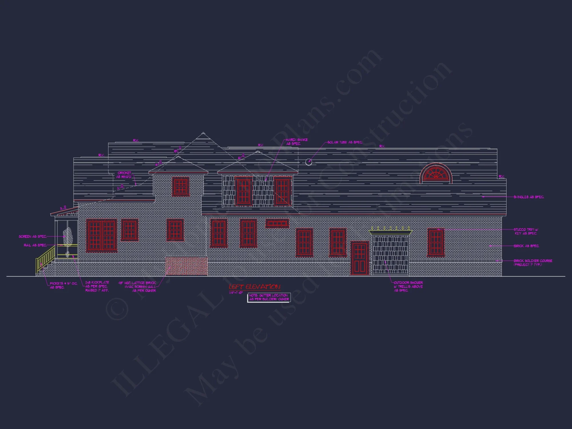 Beautiful 2-Story house Plan with CAD Blueprints and Designs