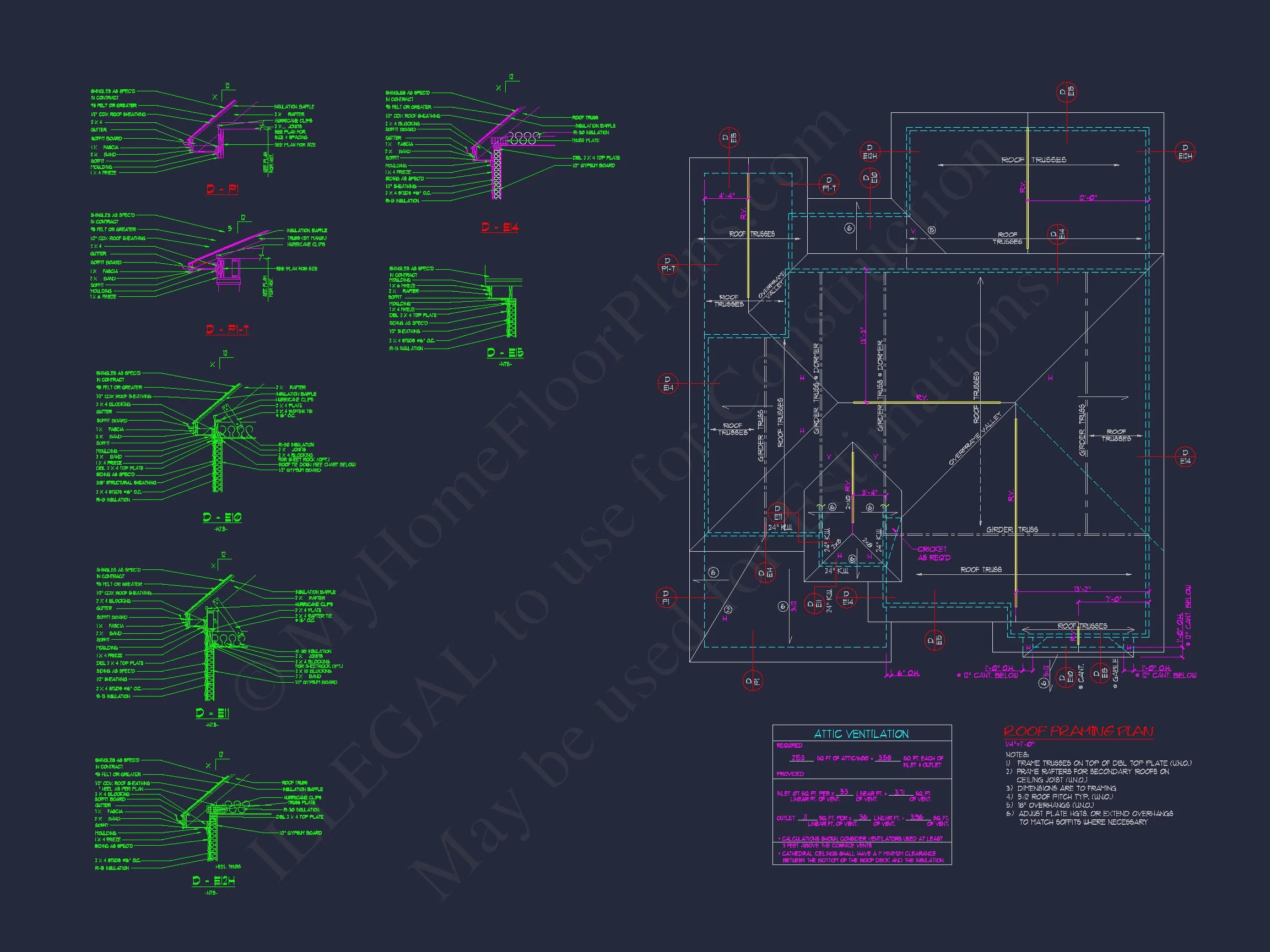 8-1907 HOUSE PLAN - Luxury 3-story coastal house plan features over 3,100 sq. ft., 3 bed, 3 bath 44 Beach Coastal house Plan with CAD Architecture Designs