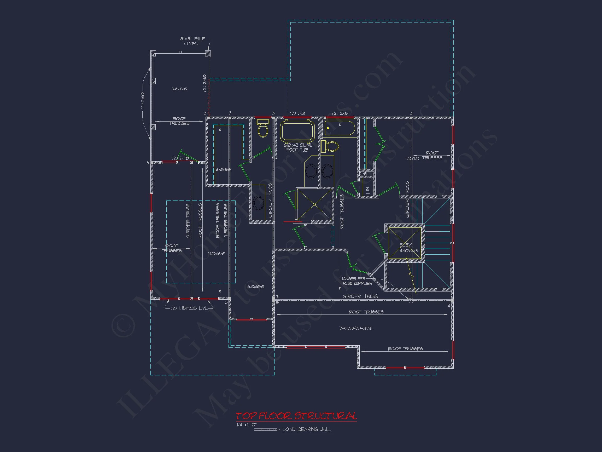 8-1907 HOUSE PLAN - Luxury 3-story coastal house plan features over 3,100 sq. ft., 3 bed, 3 bath 43 Beach Coastal house Plan with CAD Architecture Designs