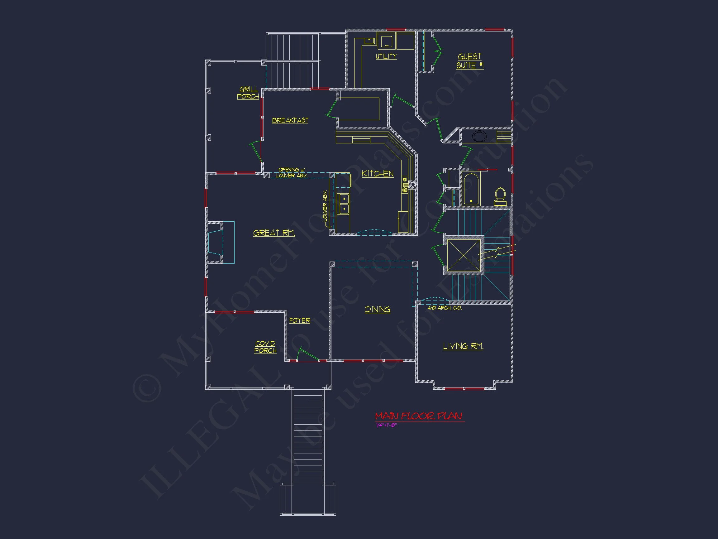 8-1907 HOUSE PLAN - Luxury 3-story coastal house plan features over 3,100 sq. ft., 3 bed, 3 bath 31 Beach Coastal house Plan with CAD Architecture Designs