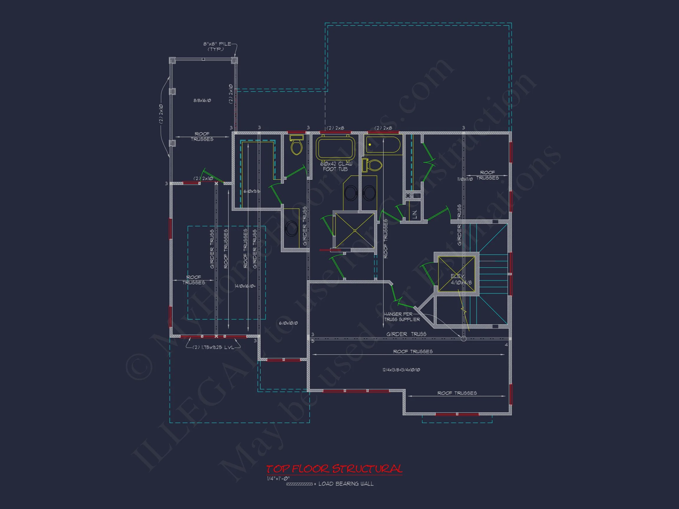 8-1907 HOUSE PLAN - Luxury 3-story coastal house plan features over 3,100 sq. ft., 3 bed, 3 bath 20 Beach Coastal house Plan with CAD Architecture Designs