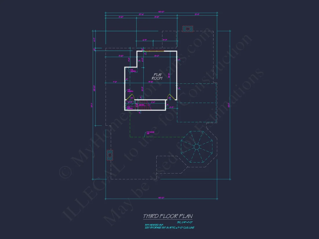 Elegant house Plan with CAD Designs and 2.5 Story Architecture
