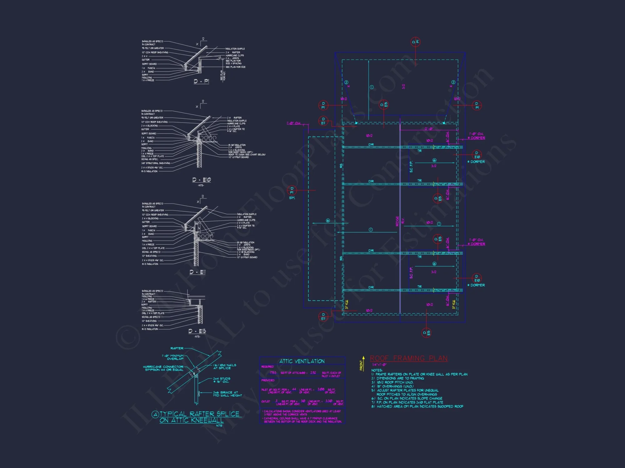 Explore 3951 Sq. Ft. Colonial Revival house Plan with 2 Floors
