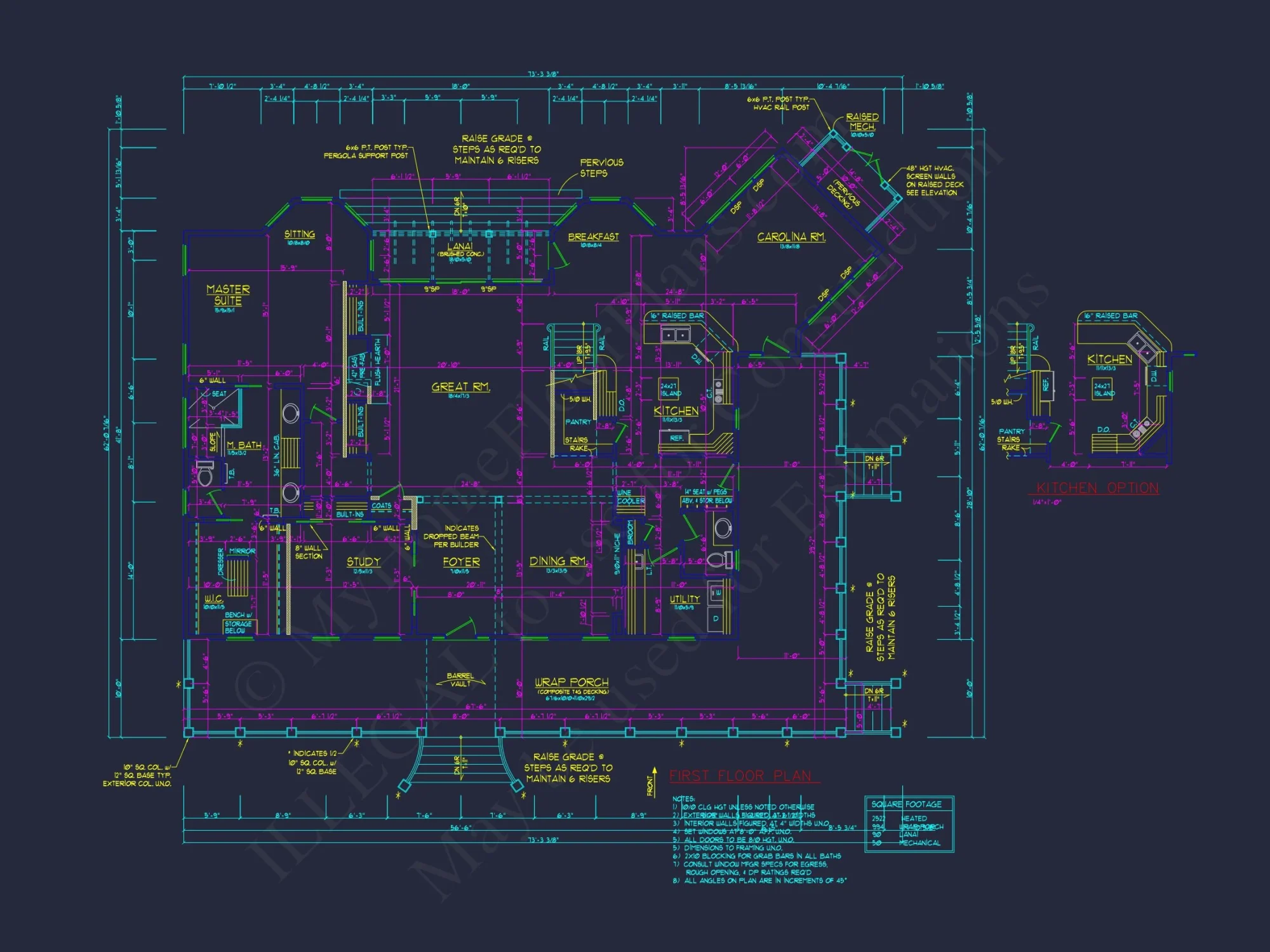Explore 3951 Sq. Ft. Colonial Revival house Plan with 2 Floors
