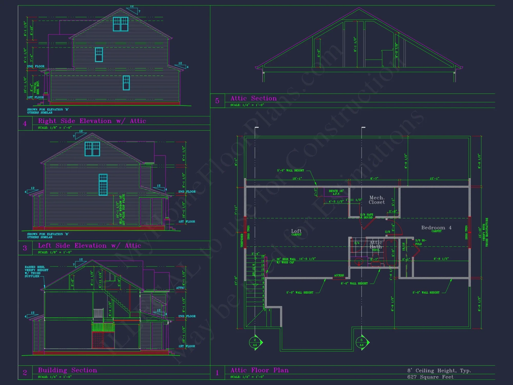 Classic Suburban house Floor Plan – CAD Designs & Blueprint