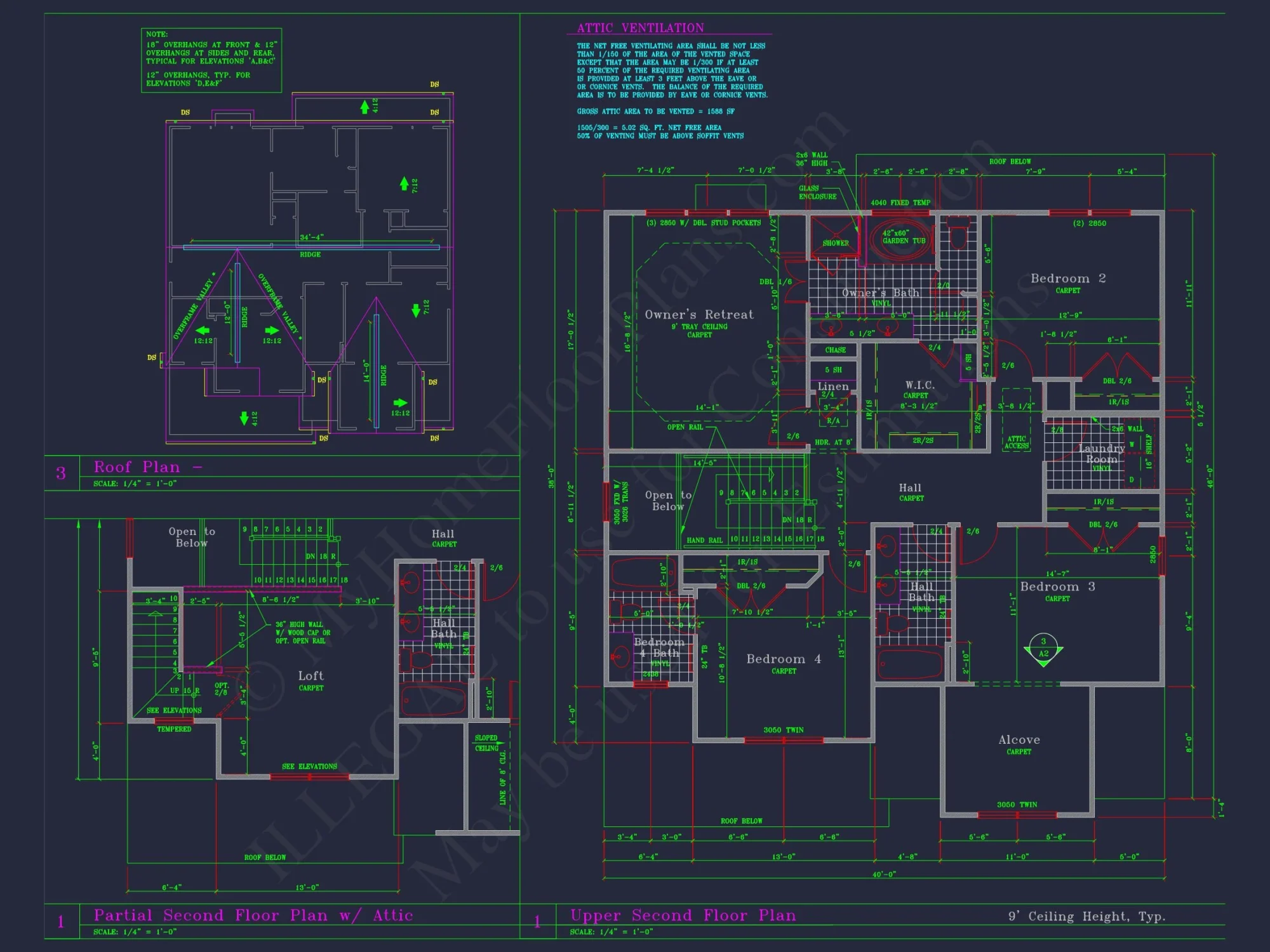 Classic Suburban house Floor Plan – CAD Designs & Blueprint