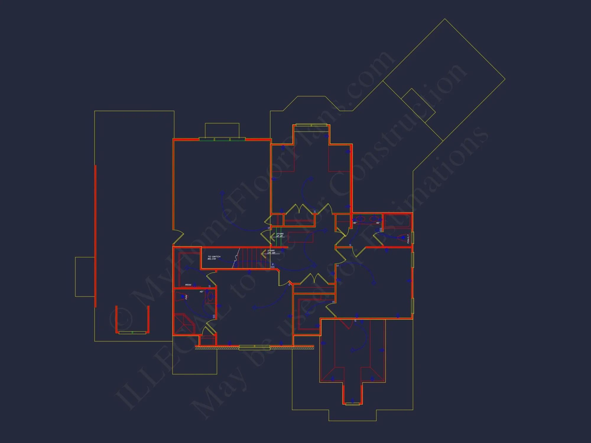 house Plan Blueprint: CAD Floor Plan Designs