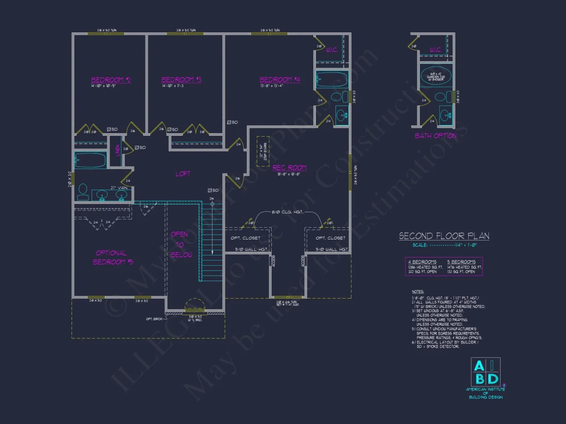 Spacious 4-Bedroom house Plan with CAD Designs and Blueprint