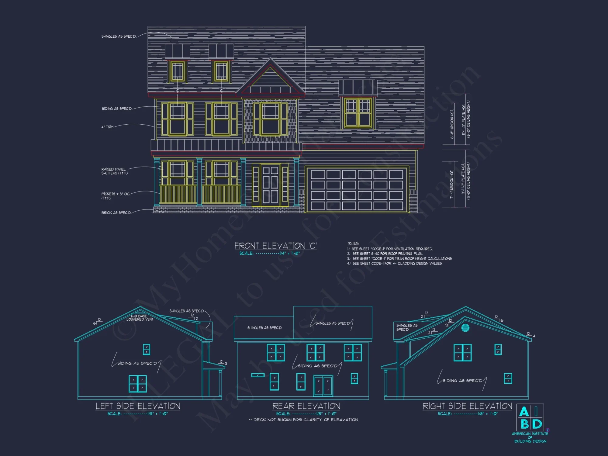 Spacious 4-Bedroom house Plan with CAD Designs and Blueprint