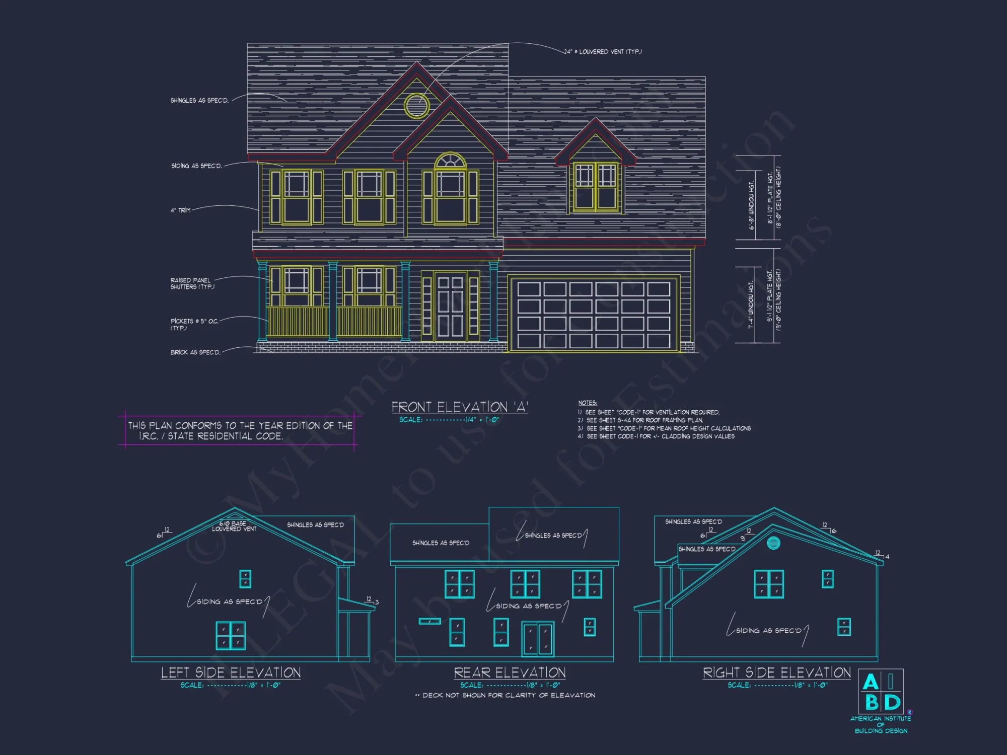 Spacious 4-Bedroom house Plan with CAD Designs and Blueprint