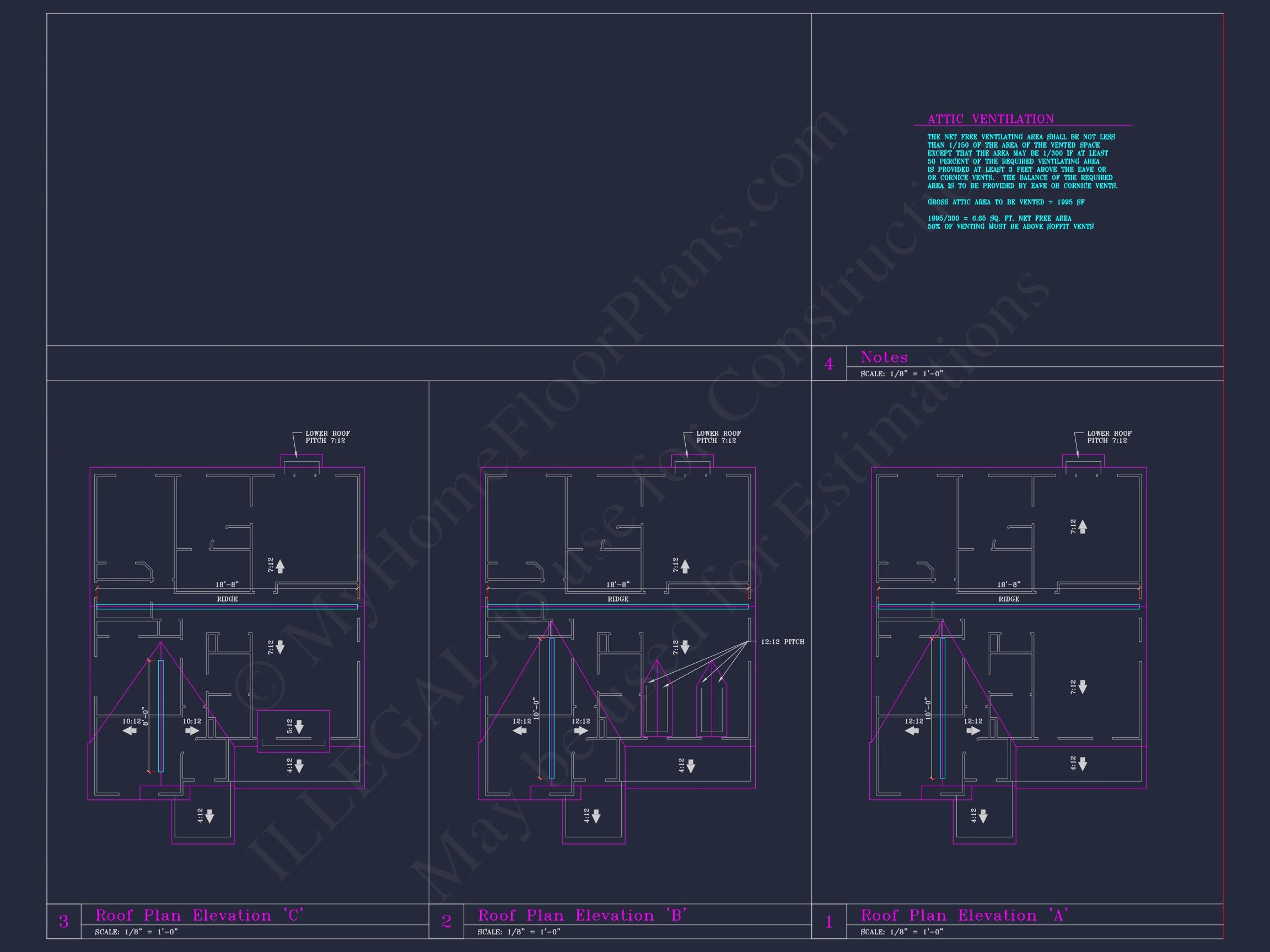 8-1704C HOUSE PLAN - Elegant House Blueprint with 4 Beds & 3 Baths – CAD Designs 26 Elegant house Blueprint with 4 Beds & 3 Baths – CAD Designs