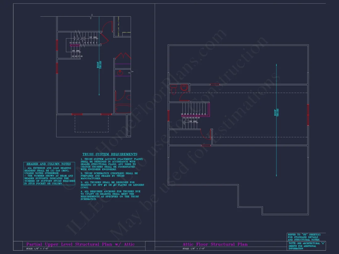 CAD Blueprint for 3-Story Designs