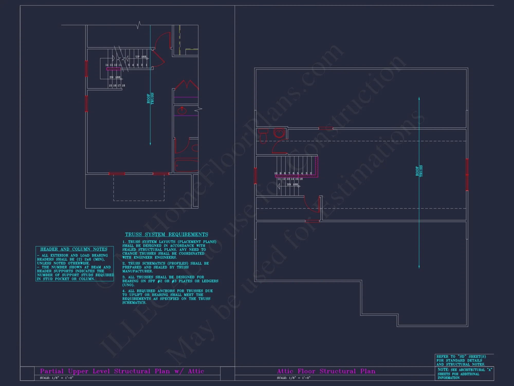 CAD Blueprint for 3-Story Designs