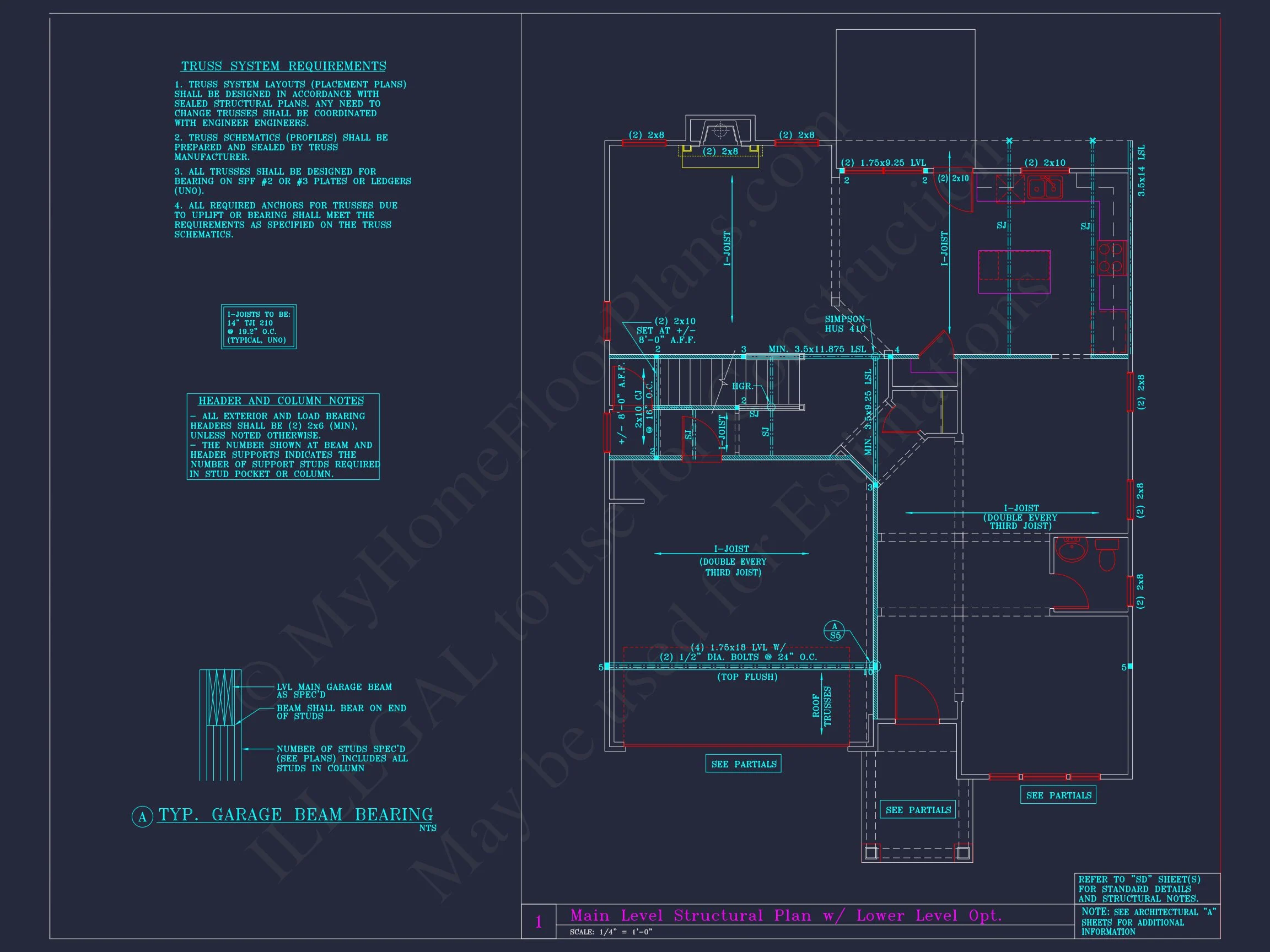 8-1704B HOUSE PLAN - Custom Architectural House Plan | CAD Blueprint for 3-Story Designs 31 CAD Blueprint for 3-Story Designs