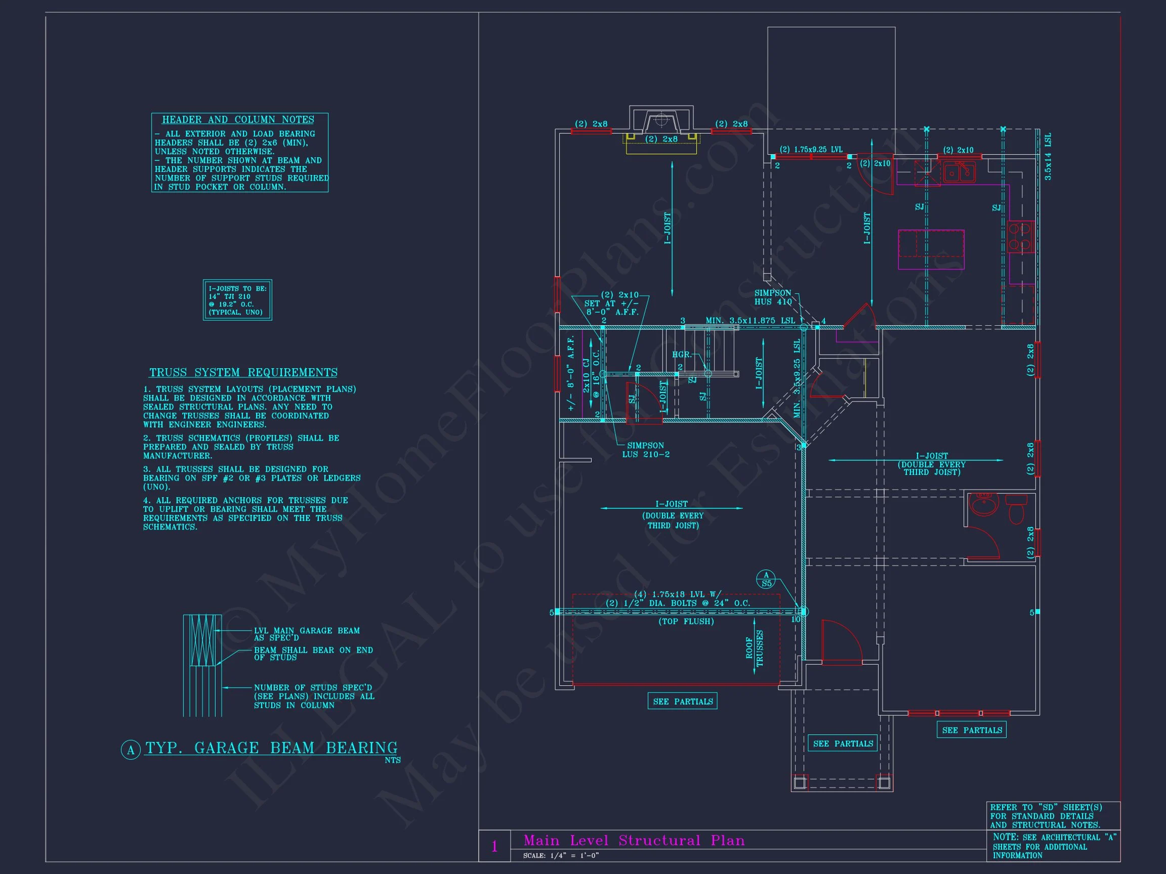 8-1704B HOUSE PLAN - Custom Architectural House Plan | CAD Blueprint for 3-Story Designs 30 Custom Architectural house Plan