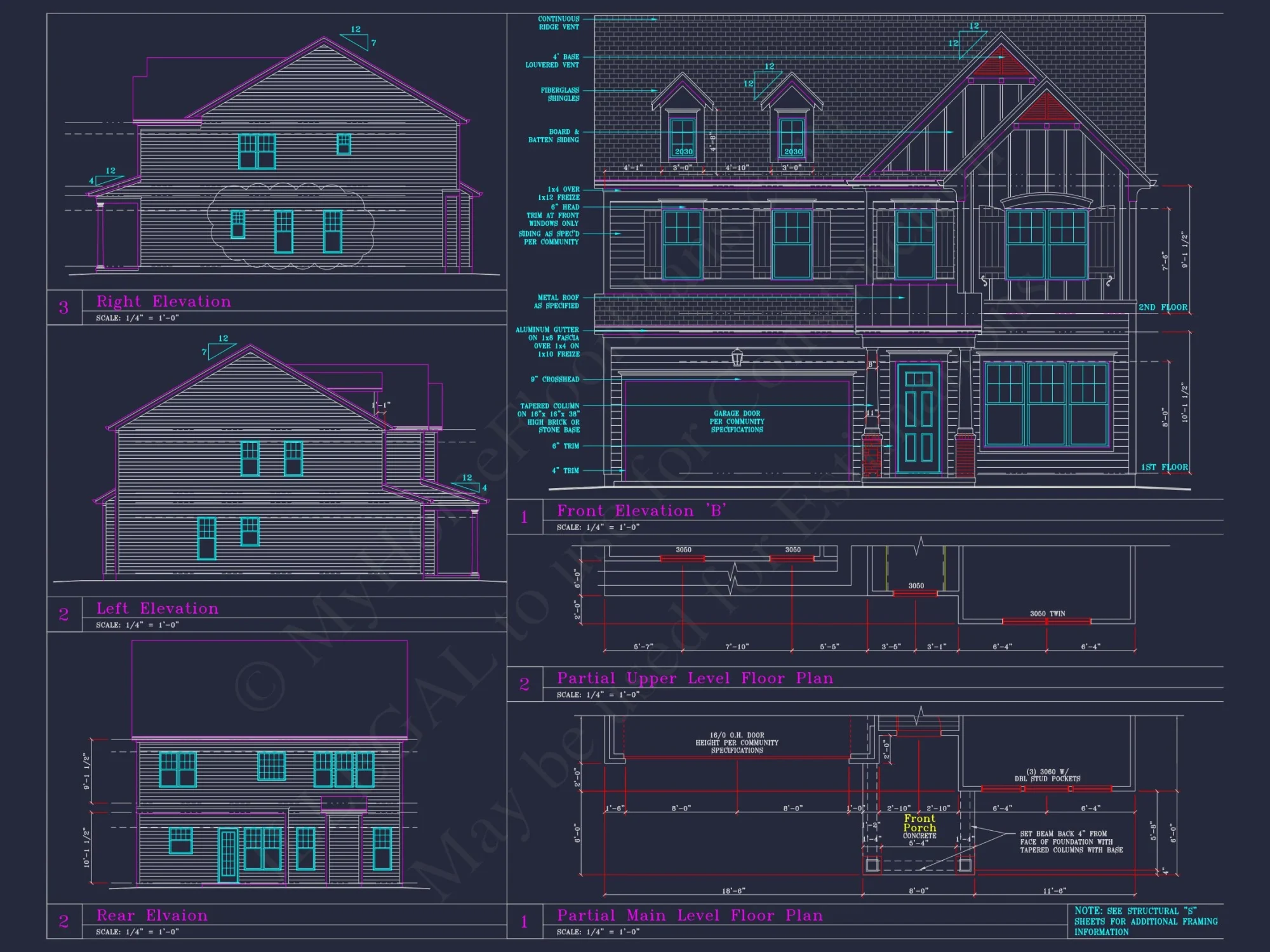 Custom Architectural house Plan