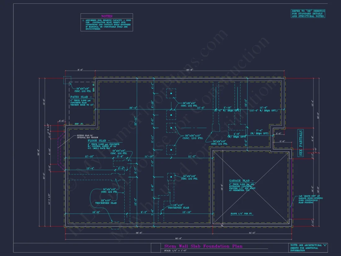 Spacious house Plan with 4 Elevations and 1.5 Story Designs