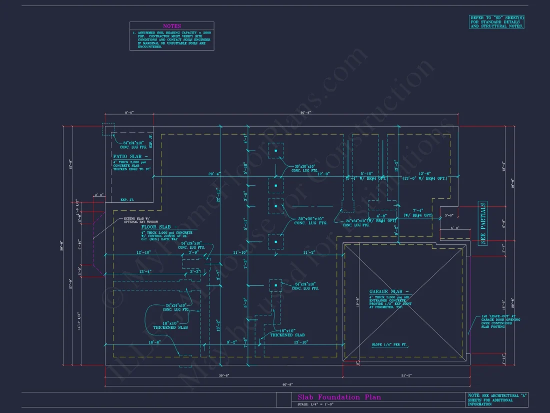 Spacious house Plan with 4 Elevations and 1.5 Story Designs