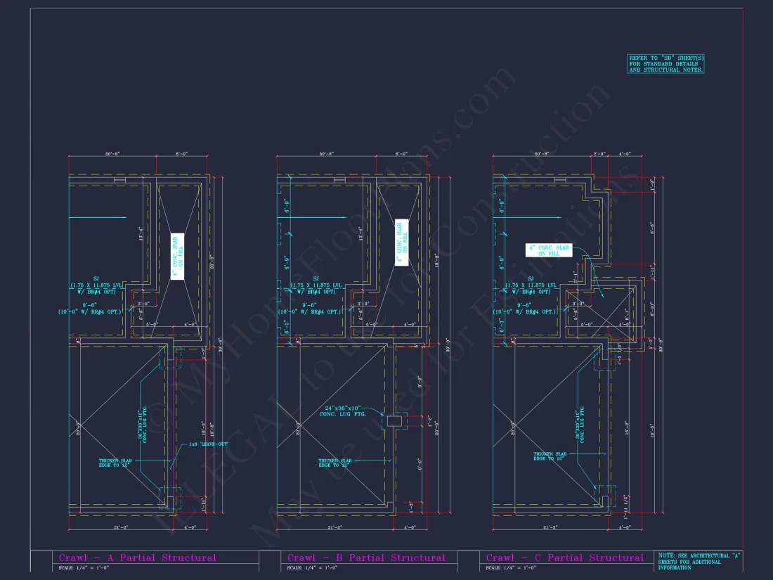 Spacious house Plan with 4 Elevations and 1.5 Story Designs