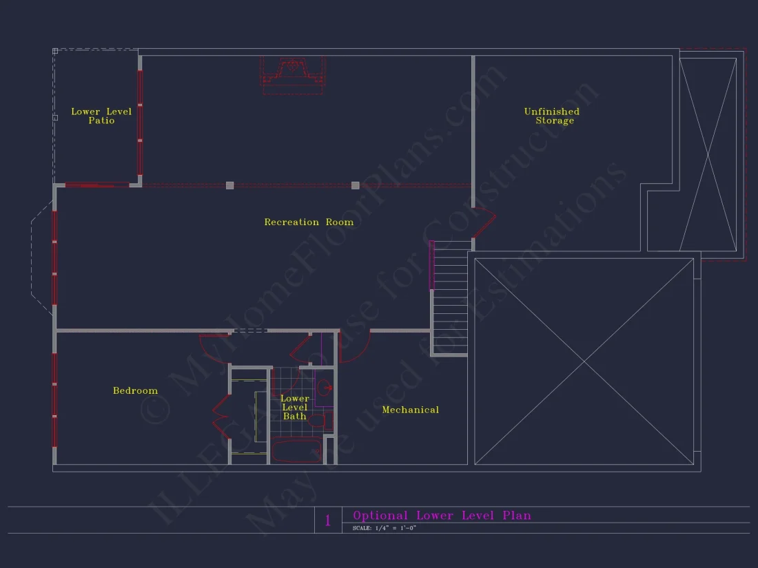 Spacious house Plan with 4 Elevations and 1.5 Story Designs