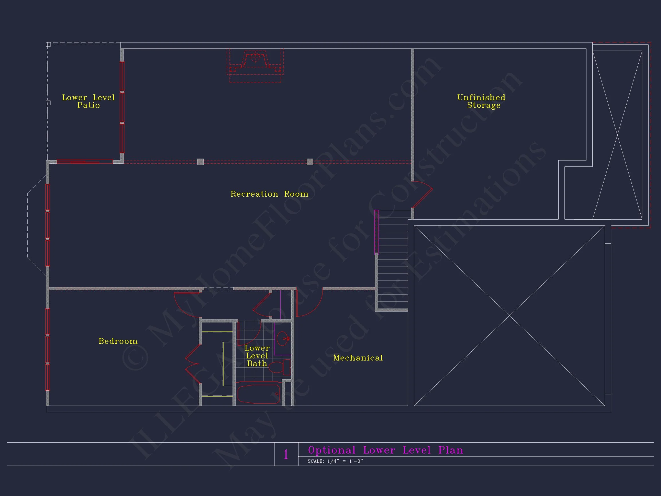 Spacious house Plan with 4 Elevations and 1.5 Story Designs