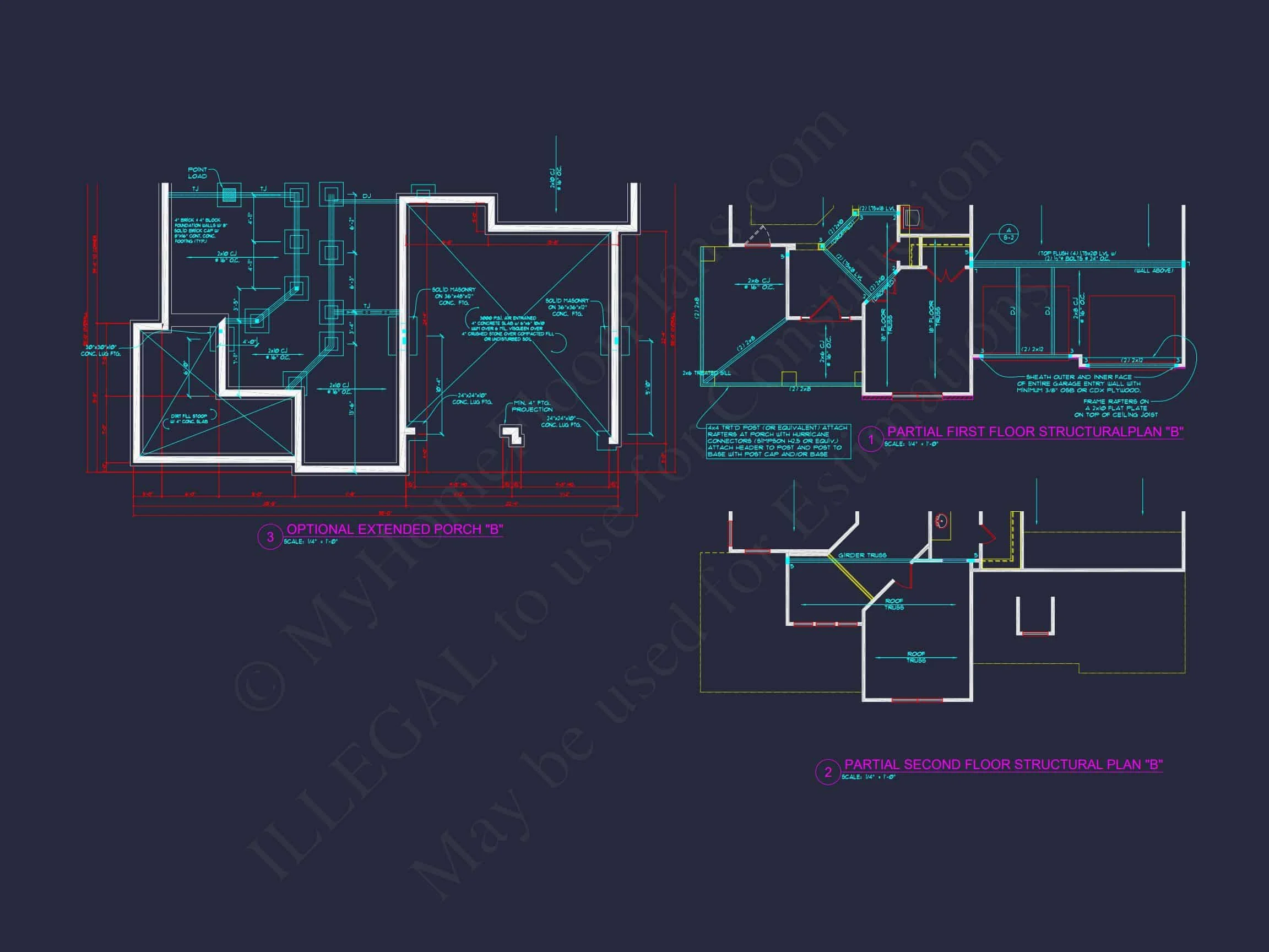 8-1693 HOUSE PLAN - Craftsman House Plan with 2 Stories, 4 Bedrooms, and CAD Designs 34 Craftsman house Plan with 2 Stories, 4 Bedrooms, and CAD Designs