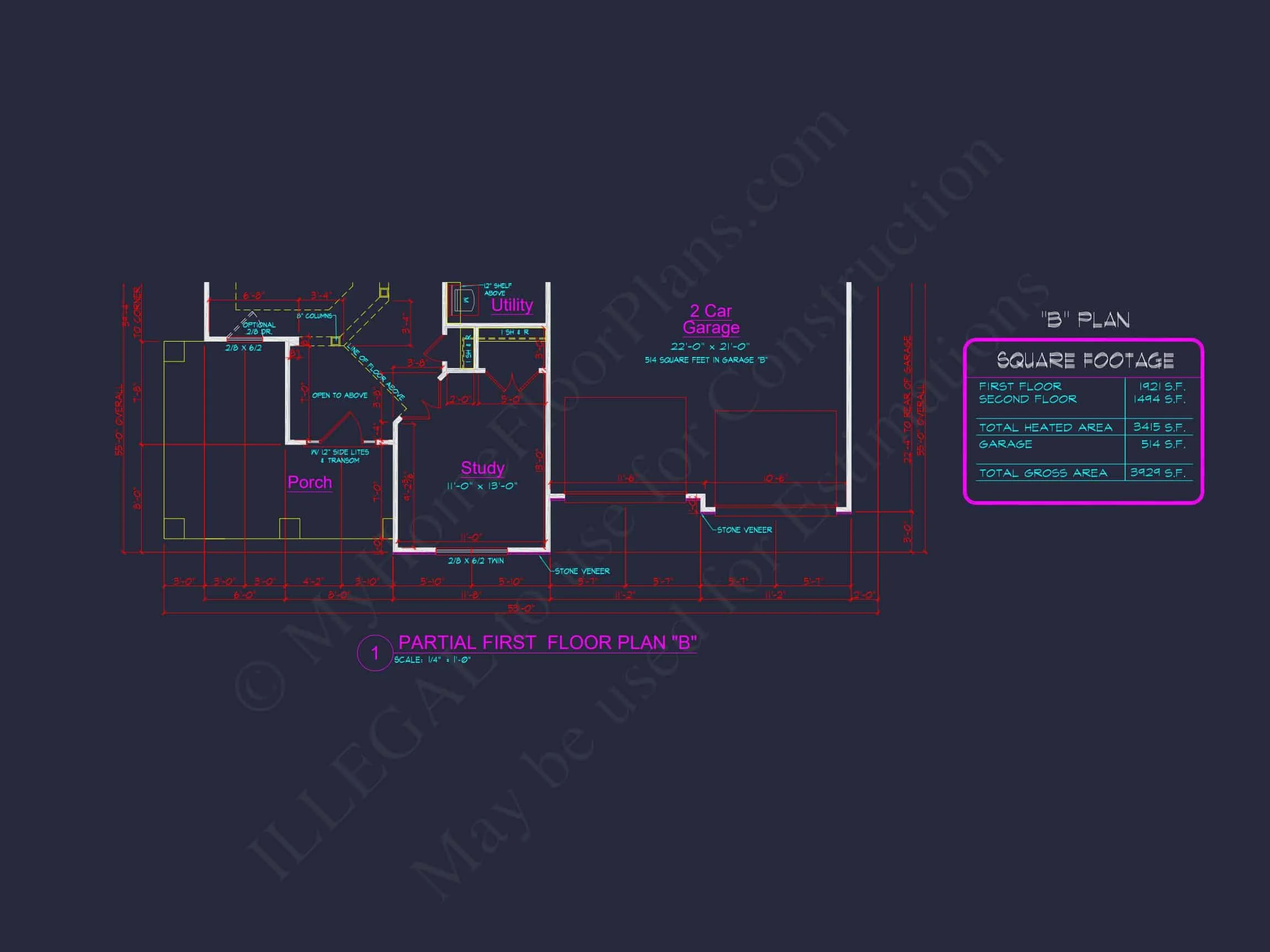 8-1693 HOUSE PLAN - Craftsman House Plan with 2 Stories, 4 Bedrooms, and CAD Designs 24 Craftsman house Plan with 2 Stories, 4 Bedrooms, and CAD Designs