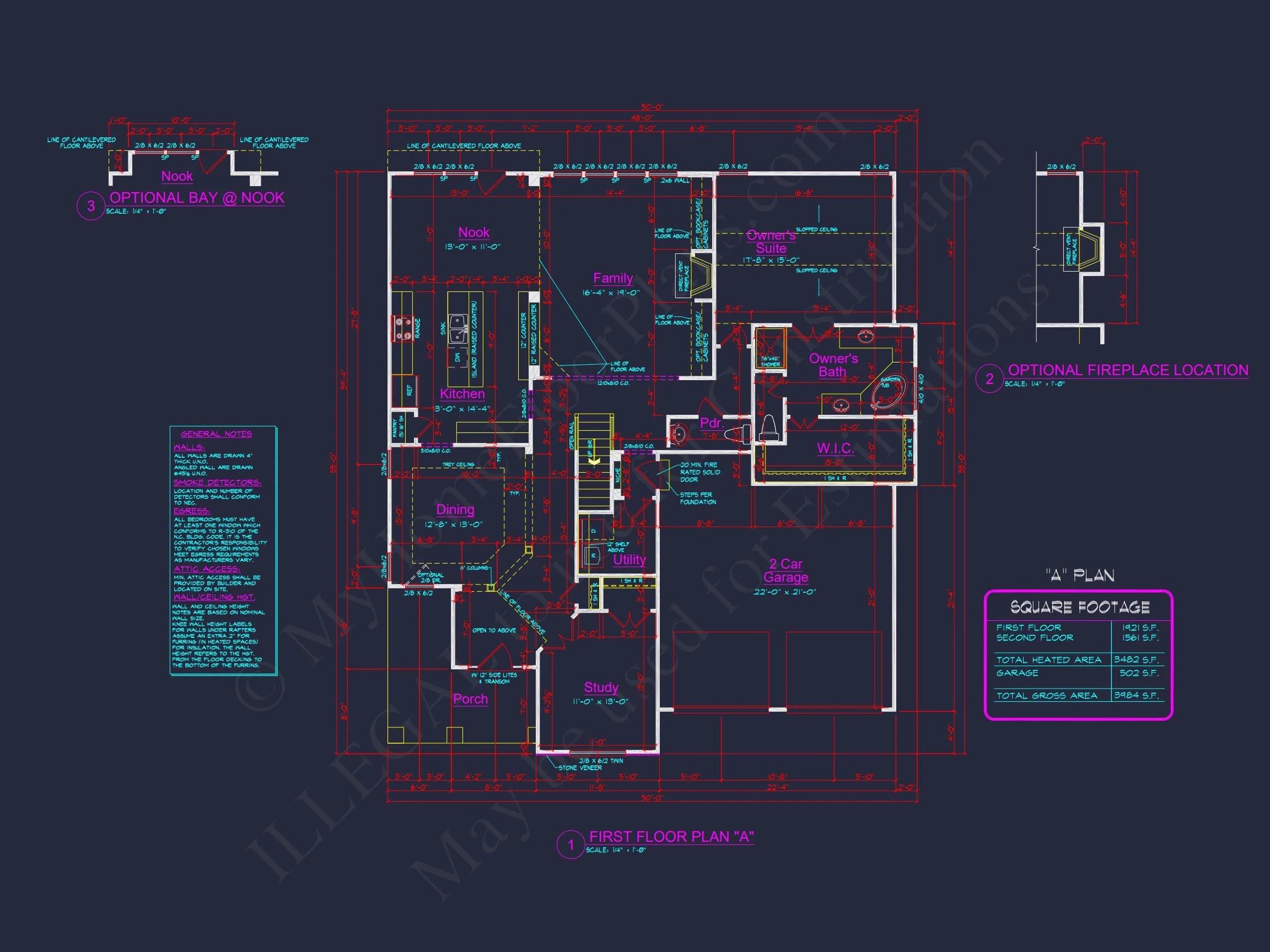 8-1693 HOUSE PLAN - Craftsman House Plan with 2 Stories, 4 Bedrooms, and CAD Designs 23 Craftsman house Plan with 2 Stories, 4 Bedrooms, and CAD Designs