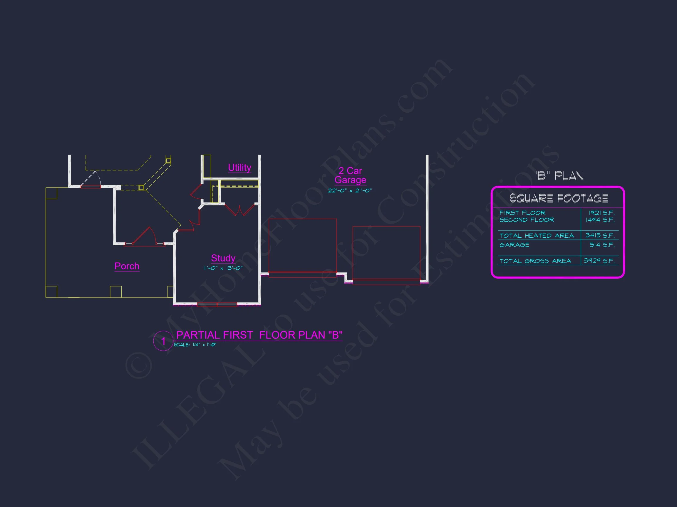 8-1693 HOUSE PLAN - Craftsman House Plan with 2 Stories, 4 Bedrooms, and CAD Designs 17 Craftsman house Plan with 2 Stories, 4 Bedrooms, and CAD Designs