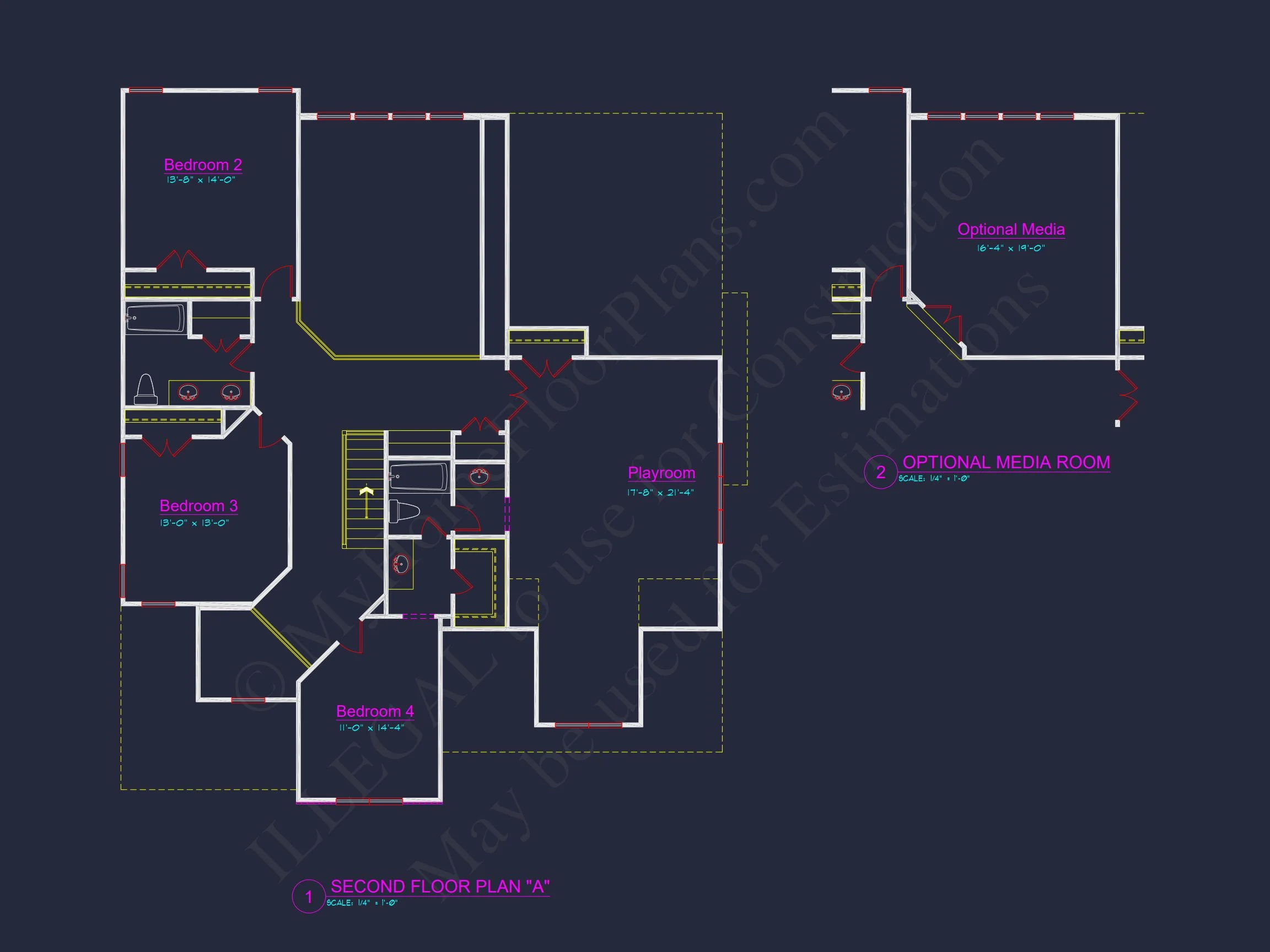 8-1693 HOUSE PLAN - Craftsman House Plan with 2 Stories, 4 Bedrooms, and CAD Designs 16 Craftsman house Plan with 2 Stories, 4 Bedrooms, and CAD Designs