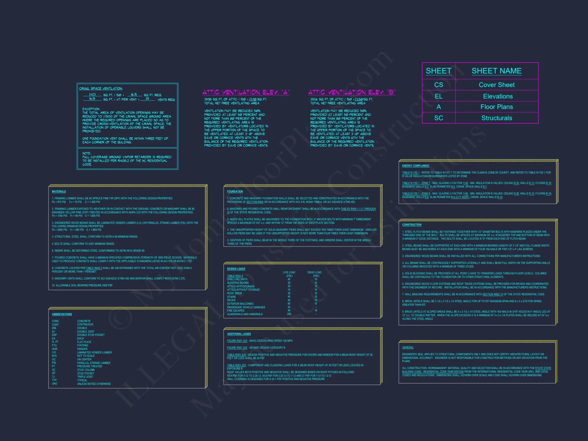 Craftsman house Floor Plan with 4 Bedrooms and 2-Car Garage