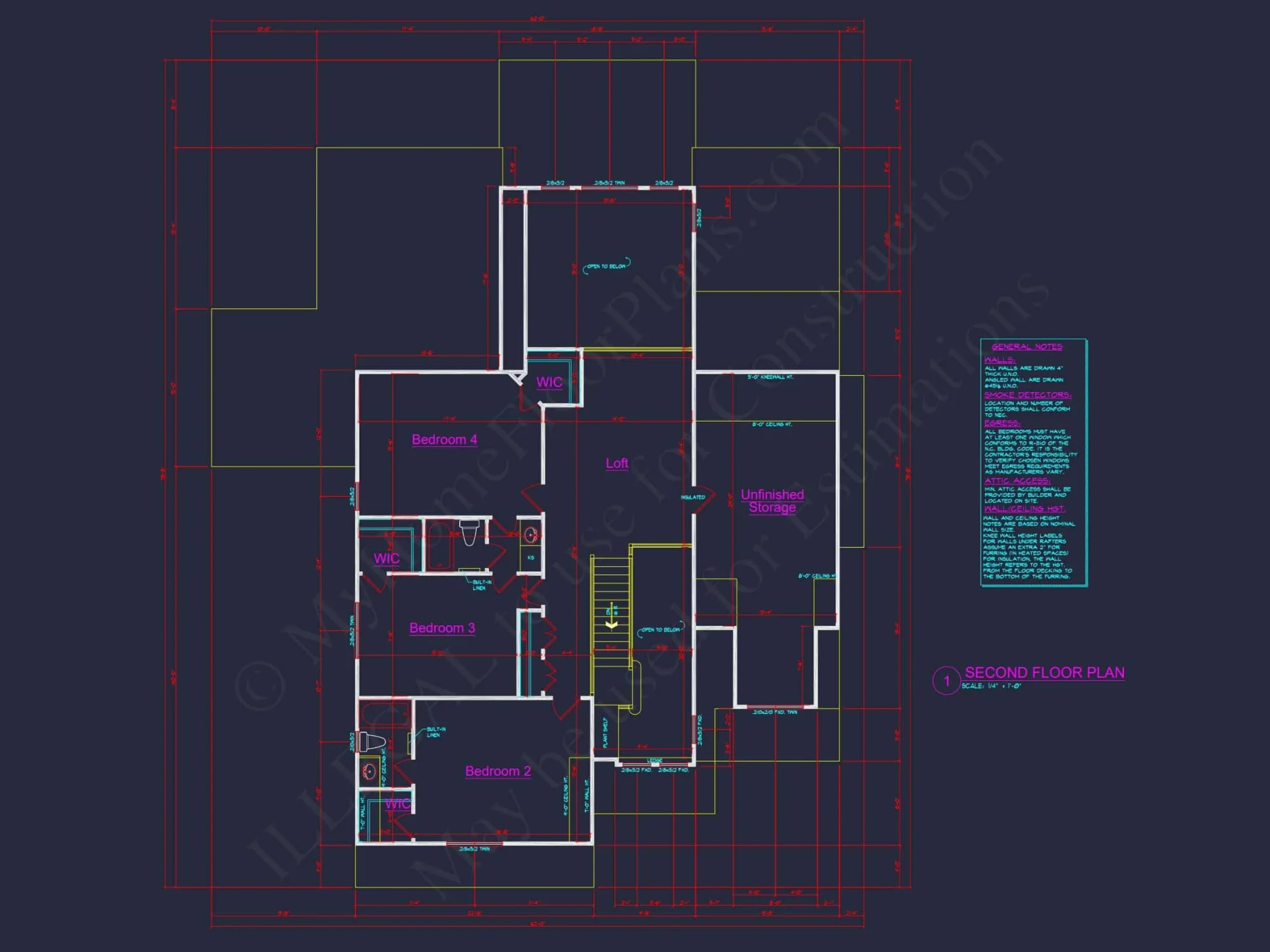 Craftsman house Plan with 2 Stories and 3-Car Garage