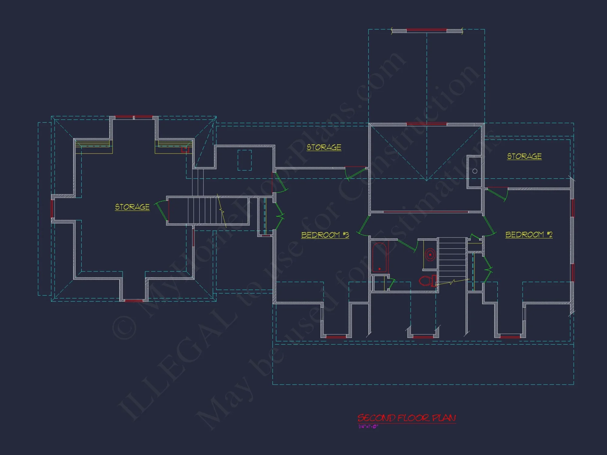 78'-Wide Cape Cod Floor Plan with Great Room and 2 Garage Bays