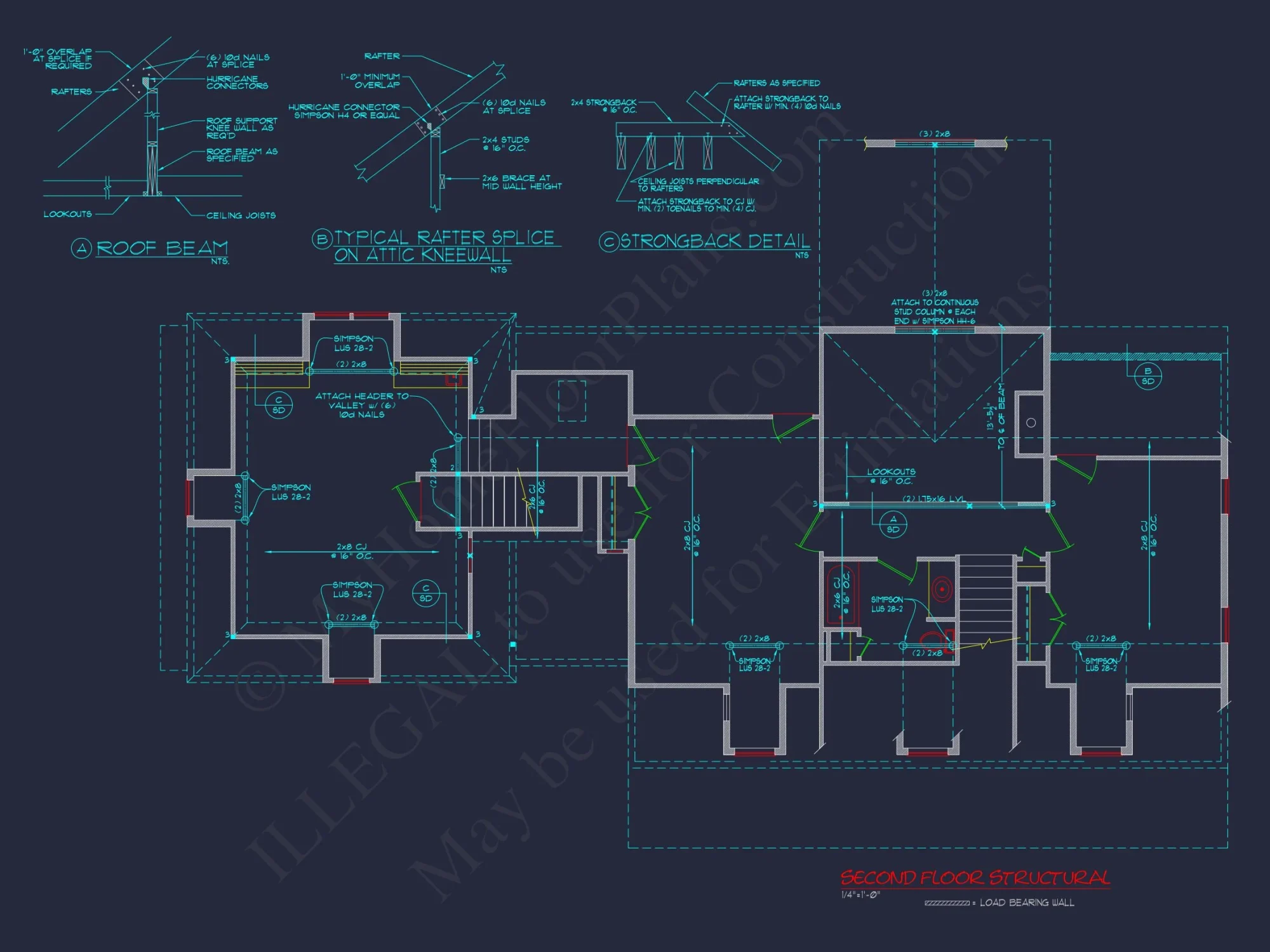78'-Wide Cape Cod Floor Plan with Great Room and 2 Garage Bays