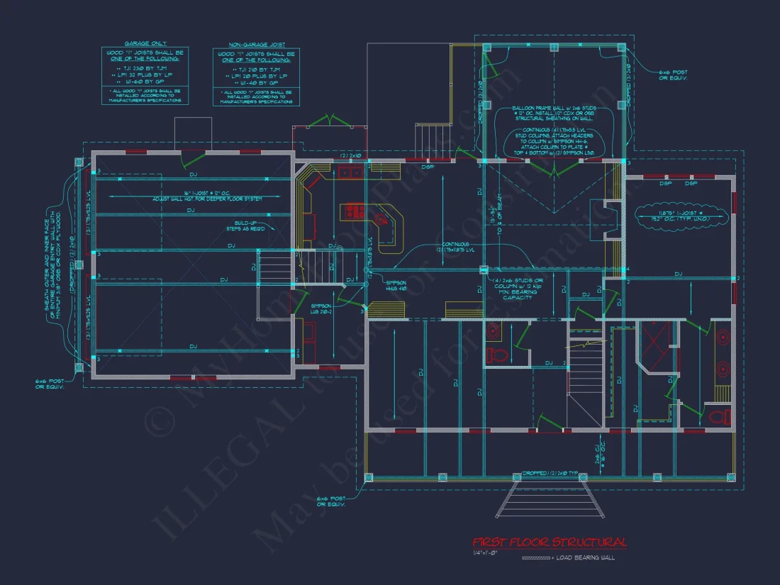 78'-Wide Cape Cod Floor Plan with Great Room and 2 Garage Bays