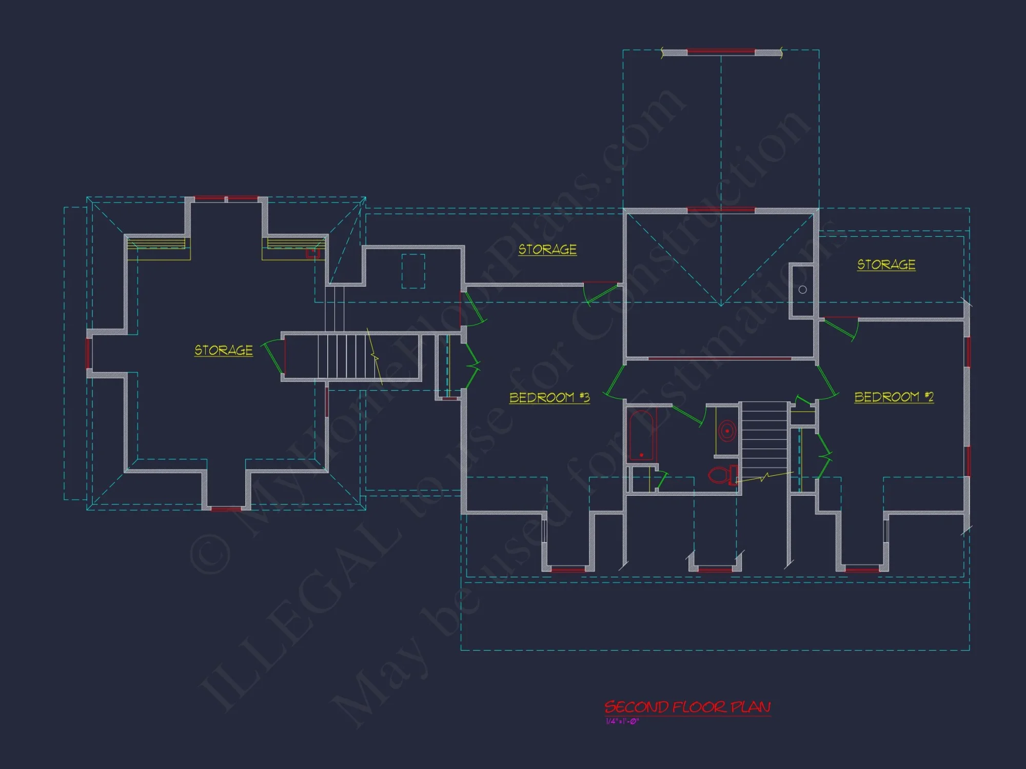 78'-Wide Cape Cod Floor Plan with Great Room and 2 Garage Bays