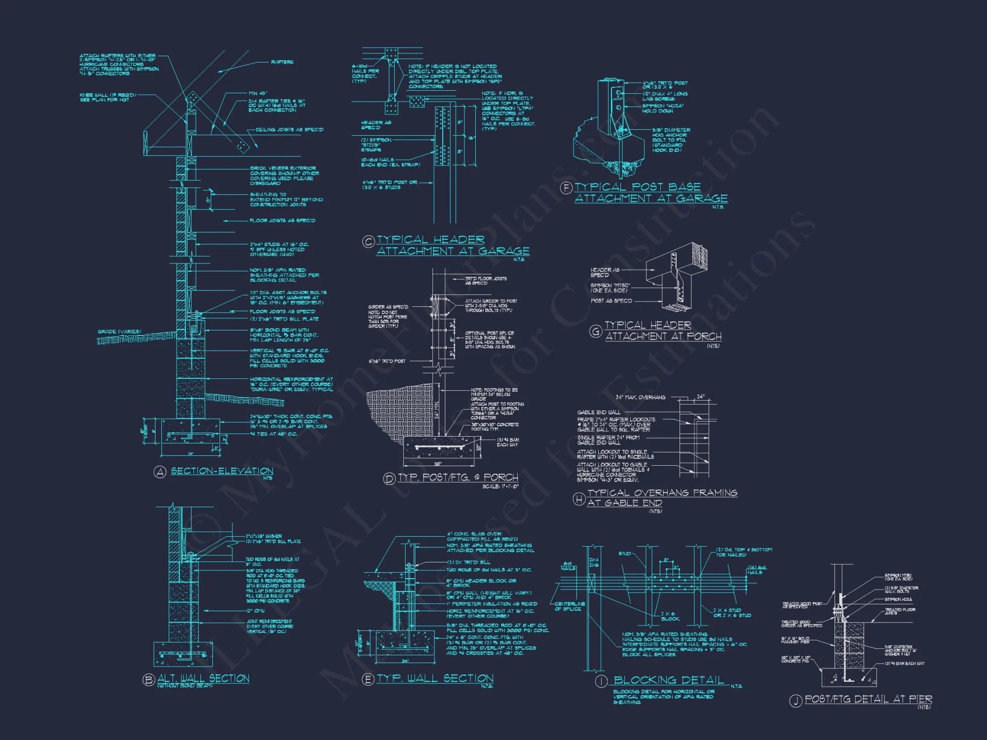 Stunning 2-Story house Plan with CAD Designs & Floor Plans