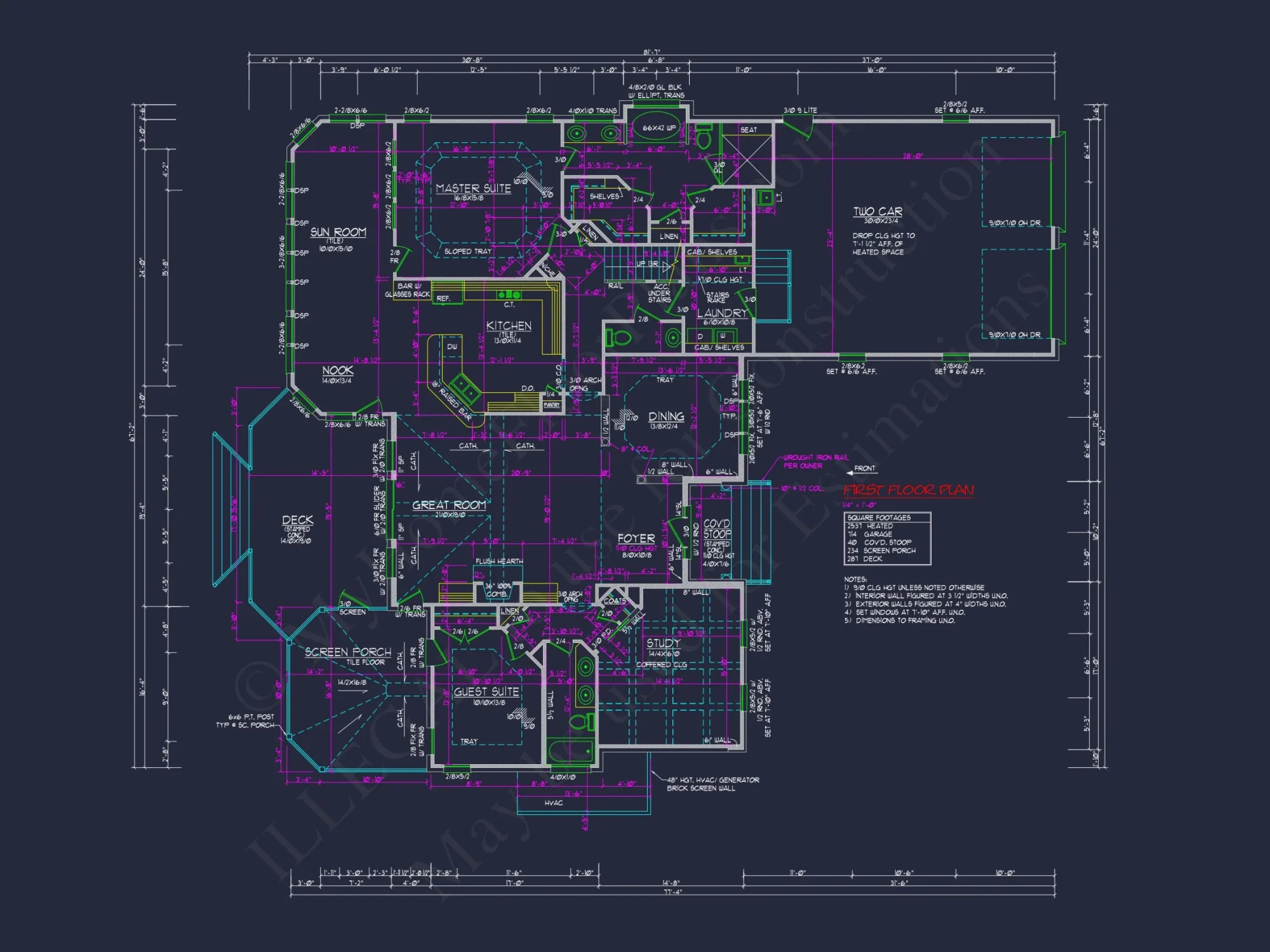 Stunning 2-Story house Plan with CAD Designs & Floor Plans
