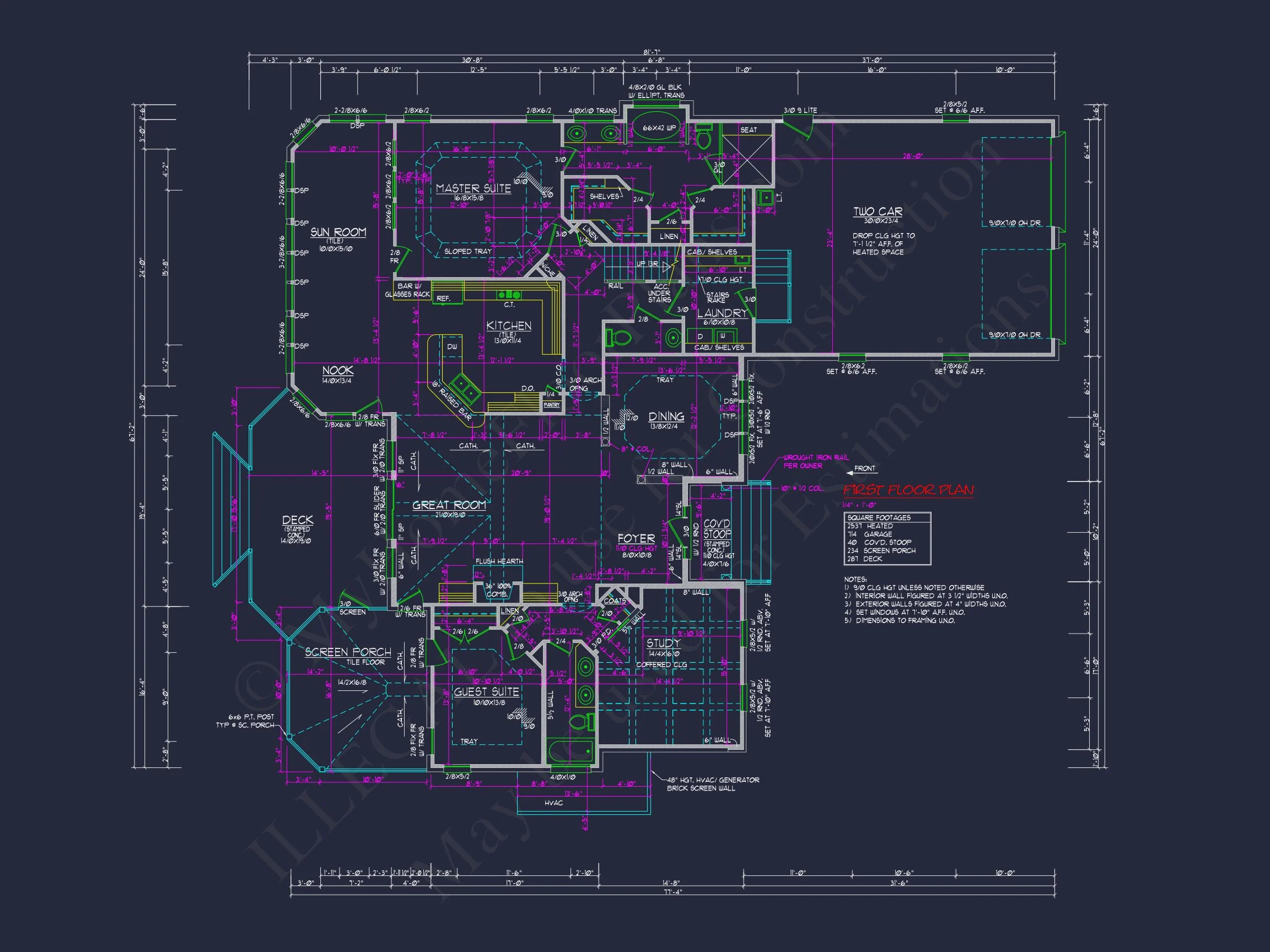 Stunning 2-Story house Plan with CAD Designs & Floor Plans